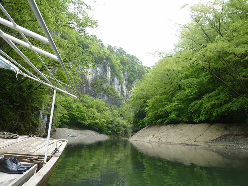 げいび渓 舟下り